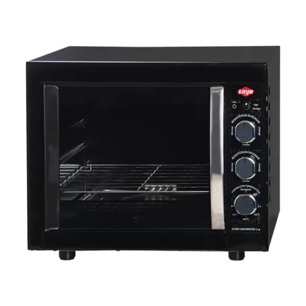 370.60.0096 Forno Elétrico Luxo Black 1 Esteira Layr - 110v | 220v