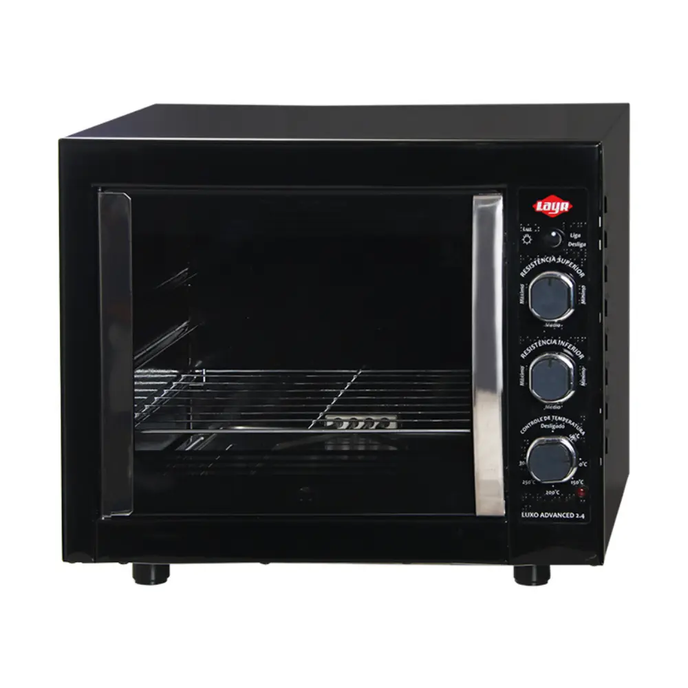 Forno Elétrico Luxo Black 1 Esteira Layr - 110v | 220v