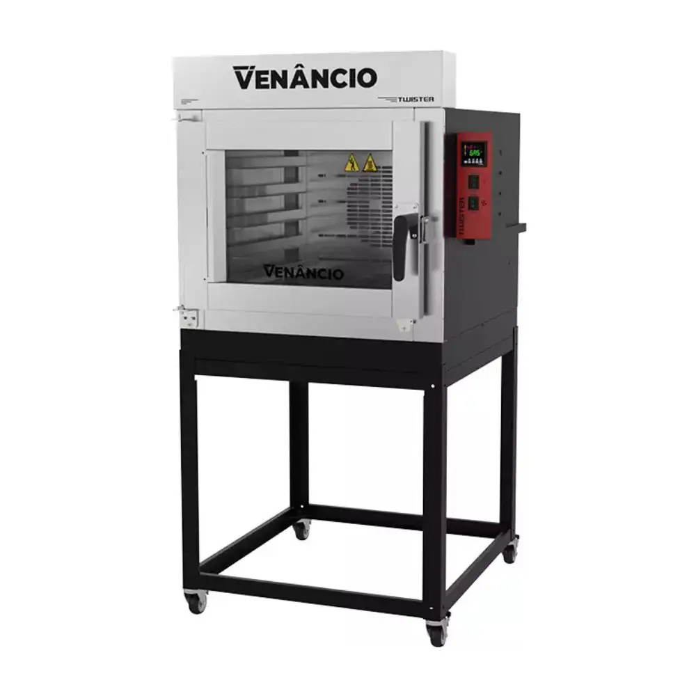 Forno Elétrico Turbo Twister 5 Esteiras Interior Galvanizado Venâncio FVT5E Monofásico - 220v