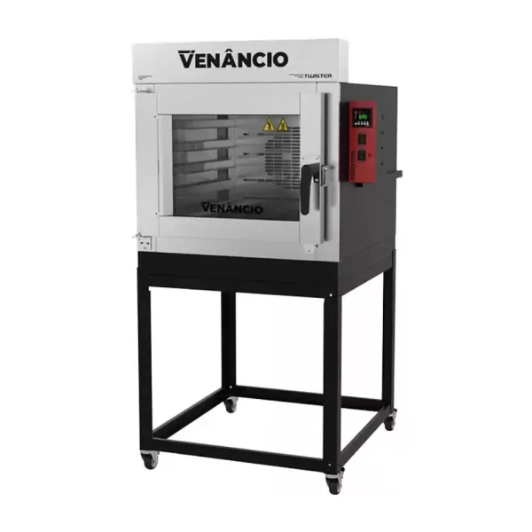 370.98.9105 Forno Elétrico Turbo Twister 5 Esteiras Interior e Exterior em Inox Venâncio FVT5E Monofásico - 220v