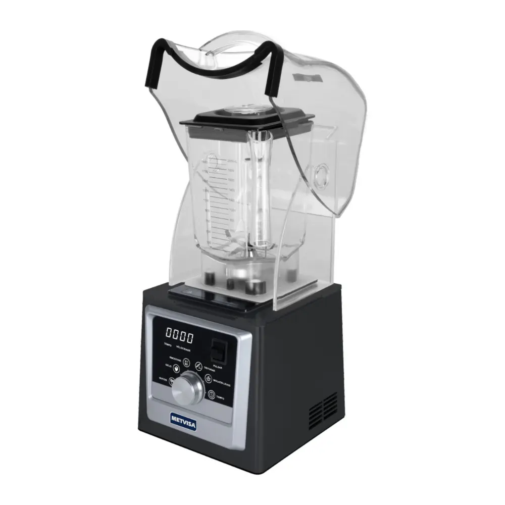Liquidificador Blender Digital com Abafador Alta Rotação Metvisa BL212ED 2L - 220v
