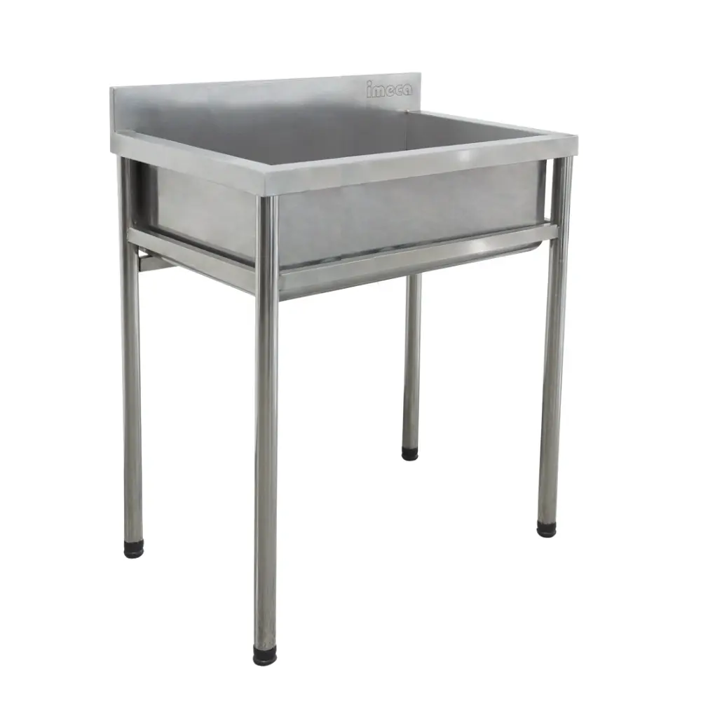 435.35.5550 Pia em Aço Inox Imeca 3679 - 100x80cm - Imagem 1