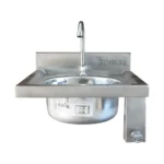 Lavatório de Inox Acionado por Joelho Imeca - 30x15cm