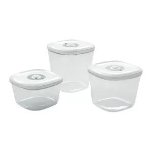 Kit 3 Potes Herméticos para Vácuo R.Baião 28567