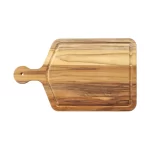 Tábua Retangular Madeira Teca com Cabo Stolf 924 - 43x25,5cm
