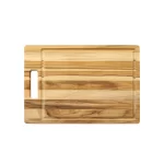 Tábua Retangular Madeira Teca com Canaleta Stolf 1215 - 44x30cm