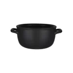 Petisqueira de Cerâmica Preto Matte Ferrara 11125A - 580ml