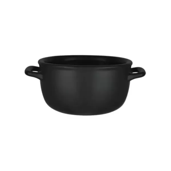 Petisqueira de Cerâmica Preto Matte Ferrara 11125A - 580ml