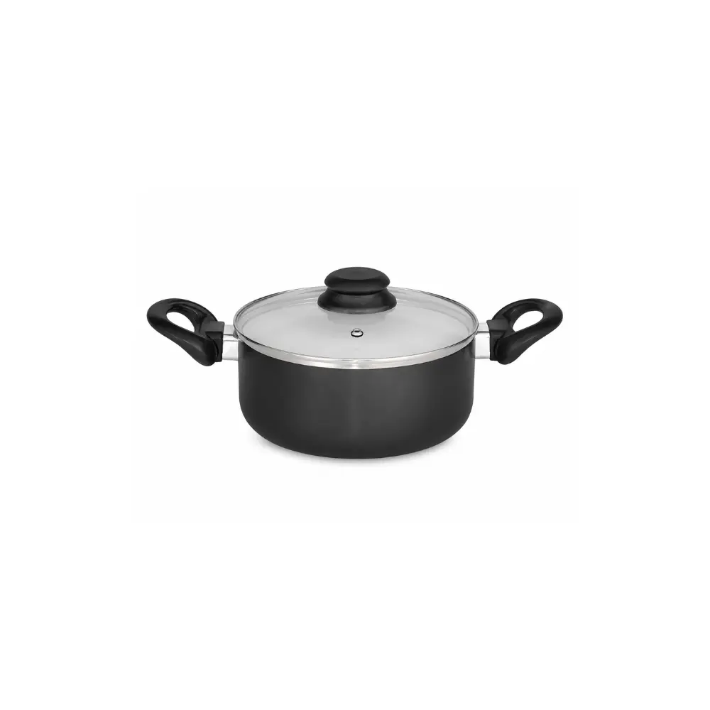 725.15.0318 Panela Caçarola Antiaderente Gold com Tampa de Vidro 18cm MBA 1712V - 1,9L - Imagem 1