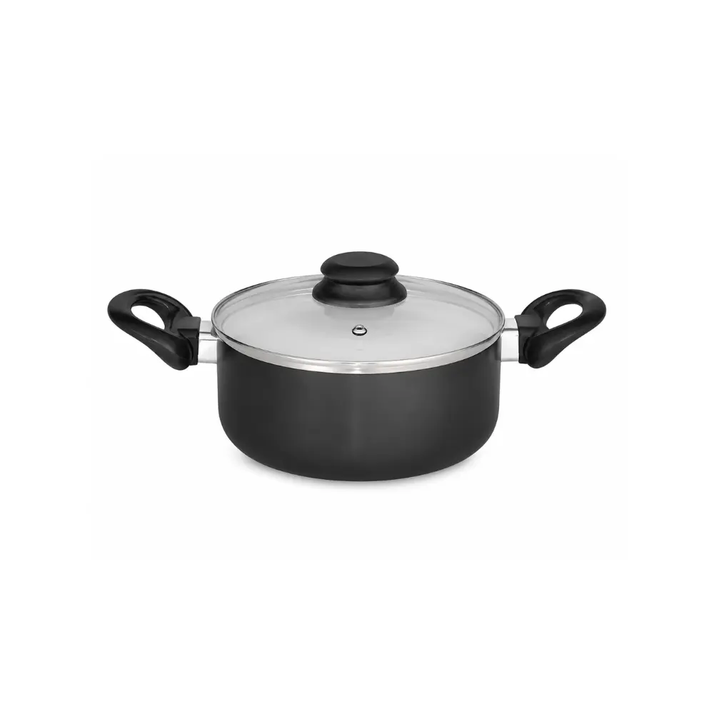725.15.0322 Panela Caçarola Antiaderente Gold com Tampa de Vidro 22cm MBA 1714V - 3,4L - Imagem 1