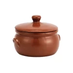 Caçarola de Cerâmica com Tampa e Asa Bella Refratários N2 17cm - 2,6L