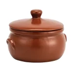 Caçarola de Cerâmica com Tampa e Asa Bella Refratários N3 23cm - 4,5L