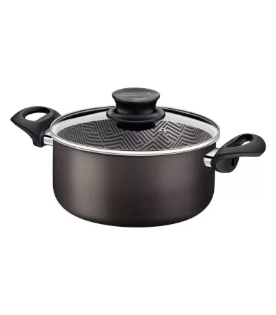 Caçarola em Alumínio com Revestimento Interno e Externo Antiaderente Starflon Max Paris 22cm Tramontina 28524622 - 3,8L