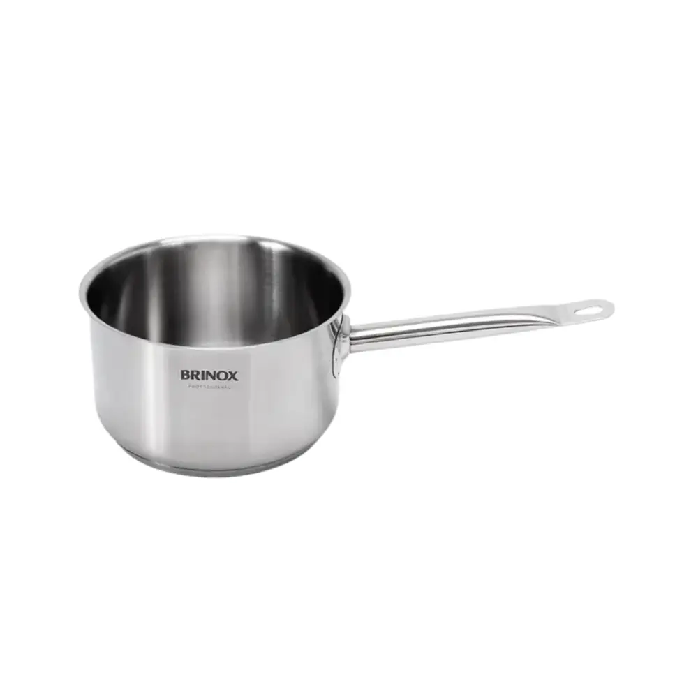 725.91.6318 Panela de Indução Profissional em Inox Fundo Triplo Brinox 4600/105 18cm - 2,5L - Imagem 1