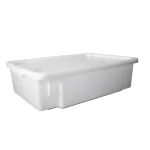 Caixa Plástica c/ Tampa Branca Supercron 550 - 10L