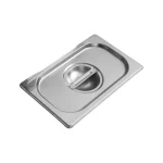 Tampa Cuba Gastronômica 1/3 em Aço Inox sem Recorte para Alças Ormimaq