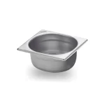 Cuba Gastronômica GN 1/6 65mm em Aço Inox sem Alças Ormimaq