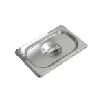 Tampa Cuba Gastronômica 1/9 em Aço Inox sem Recorte para Alças Ormimaq