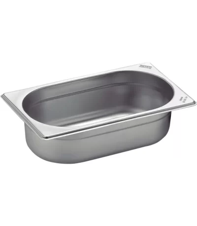 Cuba Gastronômica GN 1/4  100mm em Aço Inox sem Alças Tramontina 61056100