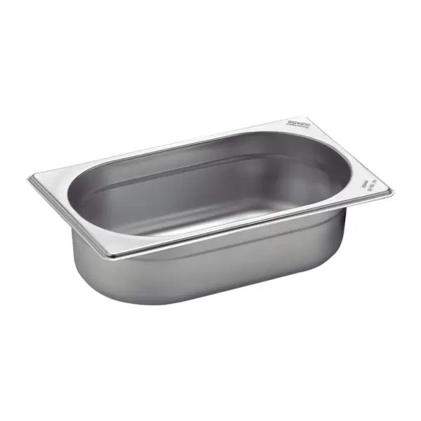 Cuba Gastronômica GN 1/4  100mm em Aço Inox sem Alças Tramontina 61056100