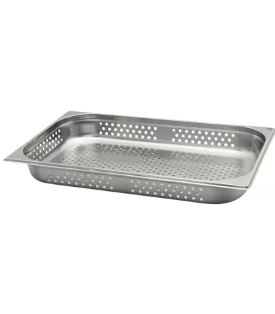 Cuba Gastronômica Perfurada GN 1/1 65mm em Aço Inox sem Alças Tramontina 61071063