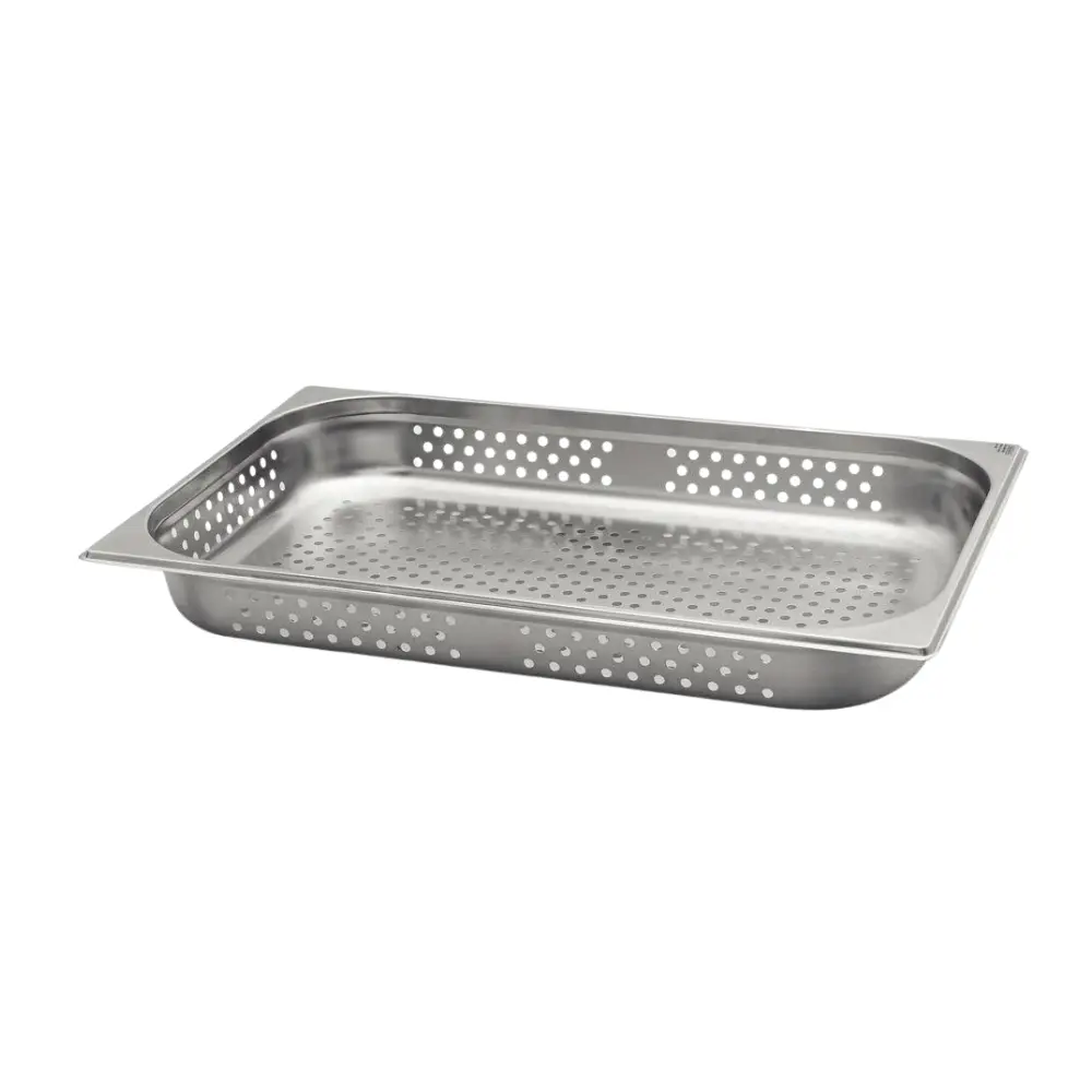 780.90.0193 Cuba Gastronômica Perfurada GN 1/1 65mm em Aço Inox sem Alças Tramontina 61071063