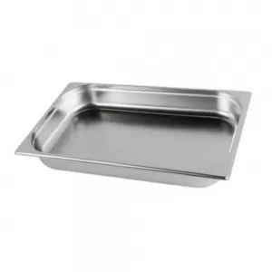 Cuba Gastronômica GN 1/1 40mm Chef Line: aço inox, sem alças, anti-resíduo, durável, resistente ideal para diversas aplicações.