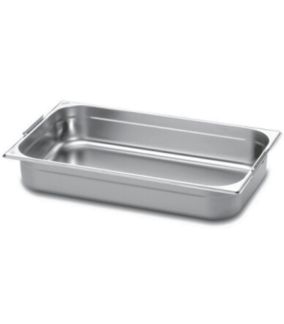 Cuba Gastronômica GN 1/1 100mm em Aço Inox com Alças Chef Line 50501
