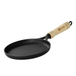 Frigideira Tapioqueira com cabo de Madeira - 22cm