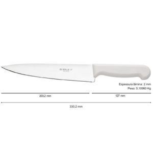 Faca para Carne Durafio Di Solle 0127 - 8