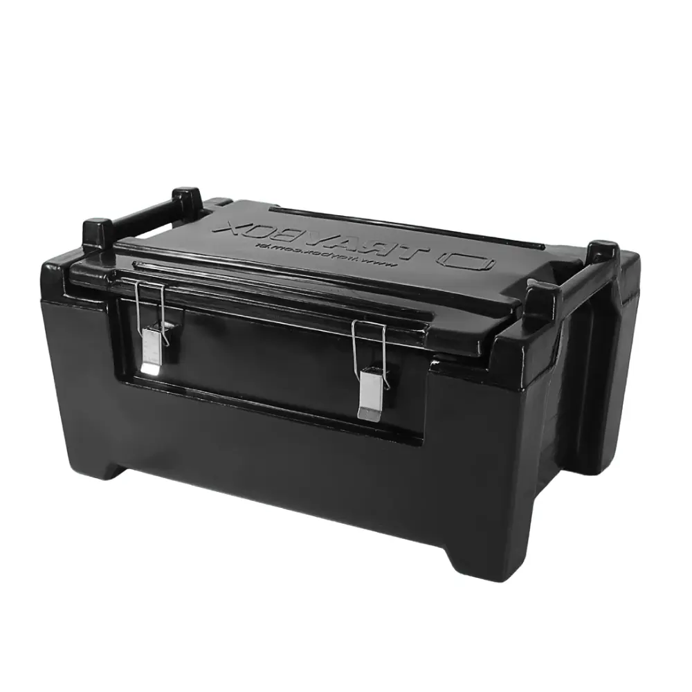 825.39.0200 Caixa Térmica Hot Box Preta Zero Grau TRAY30 - 30L