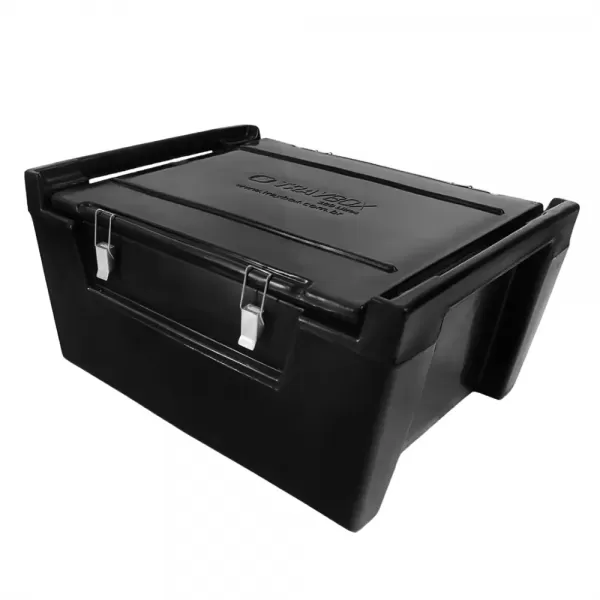 Caixa Térmica Hot Box Preta Zero Grau TRAY100 - 100L