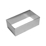 Aro Modelador de Inox Retangular Prates - 20x10cm