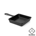 Mini Frigideira Quadrada Preta Melamina Profissional Marcamix GX5628 - 17cm
