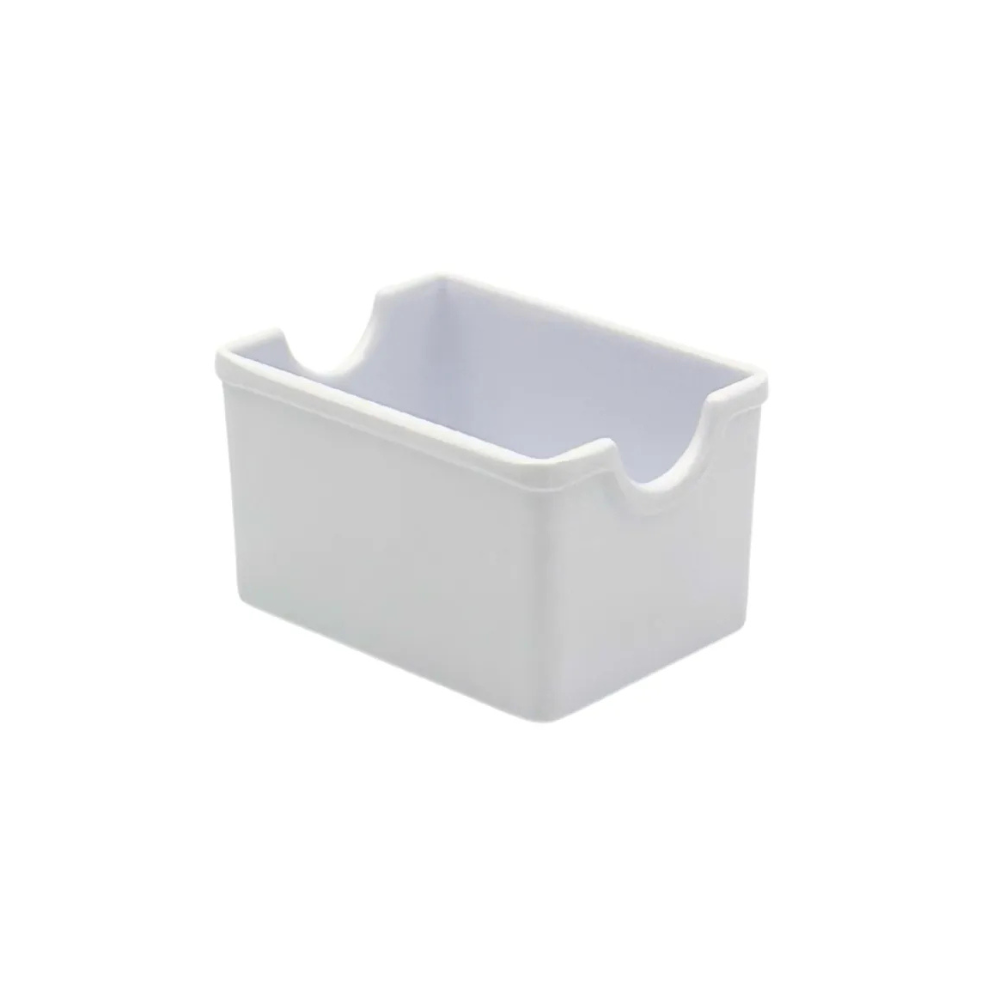 855.67.6100 Porta Sachê de Melamina Branco Weck 6675 - 8,3x6cm - Imagem 1