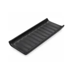 Travessa Telha de Melamina para Sushi Sashimi Preta Weck 6682 - 25x13cm