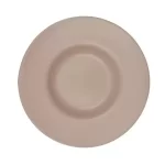 Prato Fundo de Cerâmica para Risoto Marrom Claro Matte Copparo Ferrara 14131 - 29,5cm