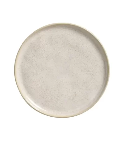 Prato de Sobremesa de Cerâmica Bio Latte Porto Brasil - 21,5cm