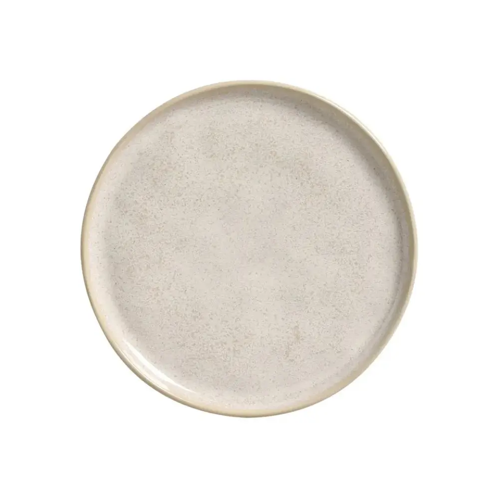 Prato de Sobremesa de Cerâmica Bio Latte Porto Brasil - 21,5cm