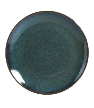 Prato Raso de Cerâmica Bio Oceano Porto Brasil - 27,5cm