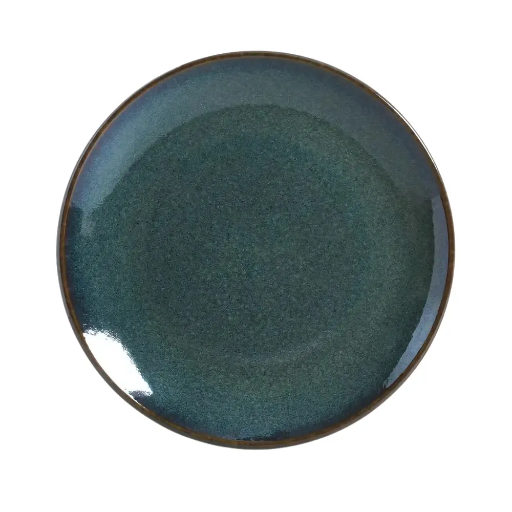 Prato Raso de Cerâmica Bio Oceano Porto Brasil - 27,5cm