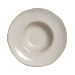 Prato Fundo para Massa Orgânico de Cerâmica Latte Porto Brasil - 28cm