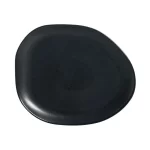 Prato Raso Oval Orgânico de Cerâmica Eclipse Porto Brasil - 31cmx24cm