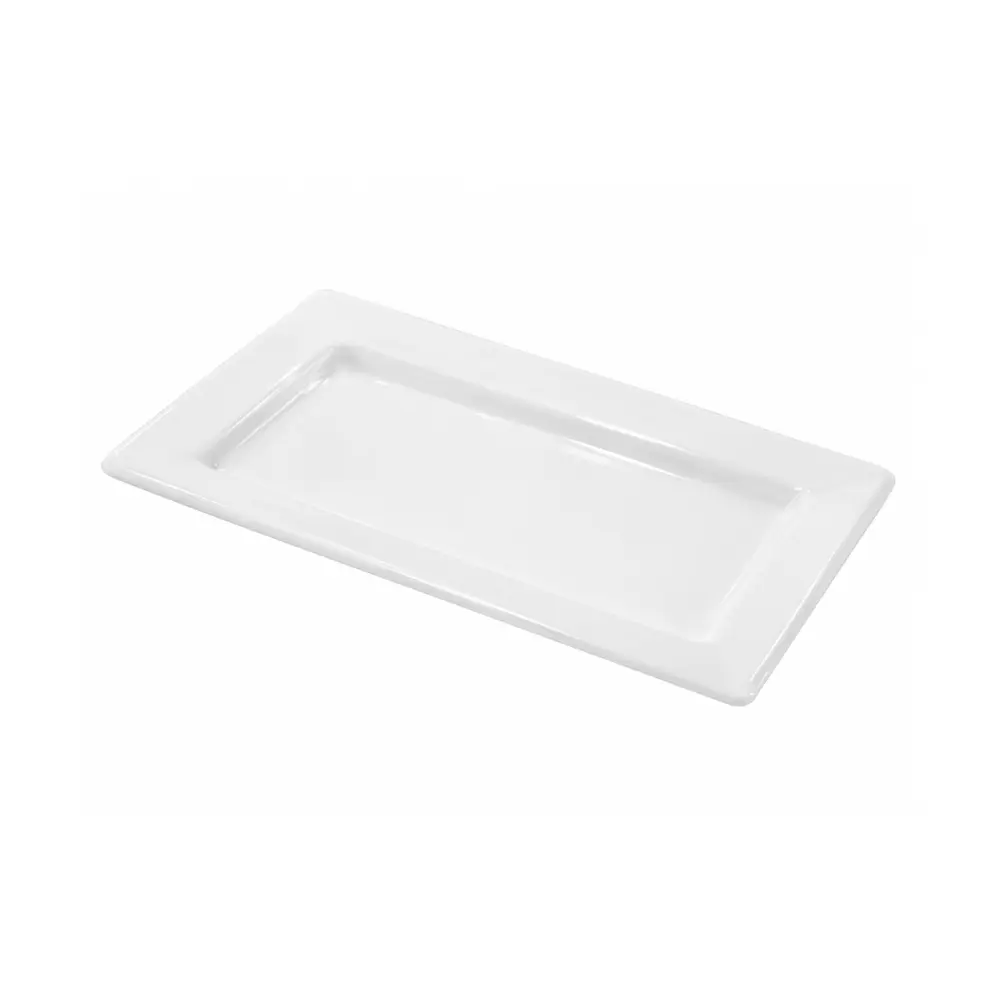 870.86.0350 Prato de Sobremesa de Porcelana Piatto Atlas TW223 - 24x15,5cm - Imagem 1