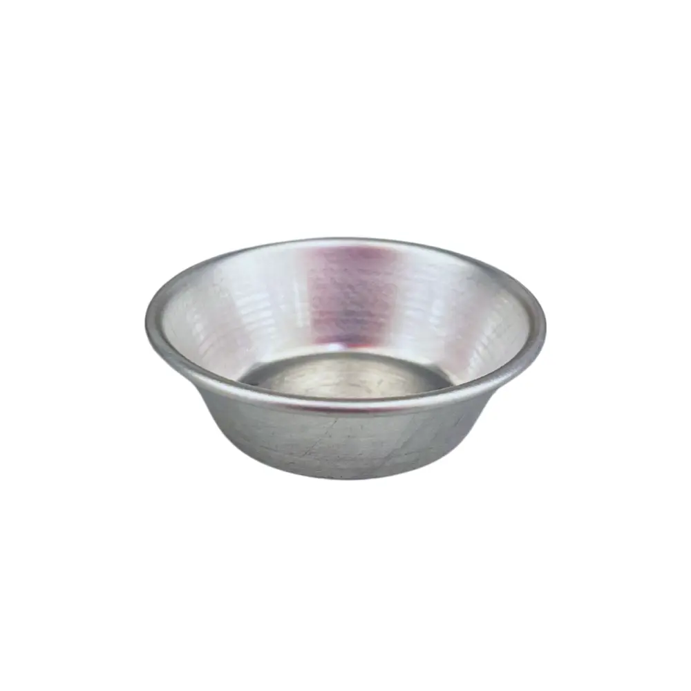 Forma de Empada de Alumínio com Borda N°1 Damião - 5x2cm