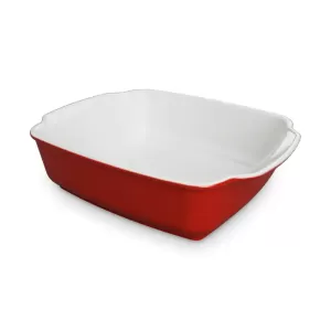Travessa Assadeira de Cerâmica Vermelha Gusto Ceraflame A771151 - 1,7L