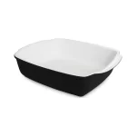 Travessa Assadeira de Cerâmica Preta Gusto Ceraflame A77117 – 1,7L