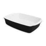 Travessa Assadeira de Cerâmica Preta Gusto Ceraflame A77217 – 3L