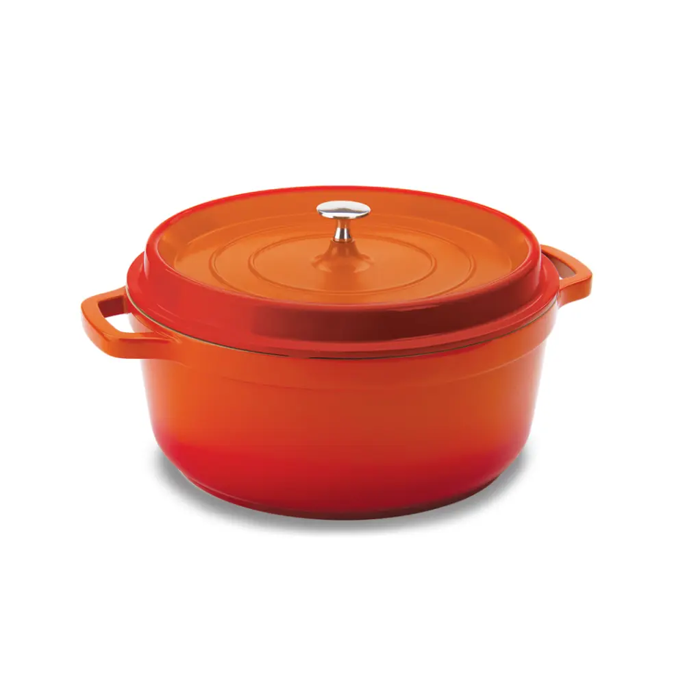900.25.3028 Caçarola de Alumínio com Antiaderente Cerâmico Laranja Studio Hércules PA9000 - 6,8L - Imagem 1