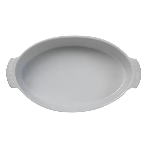 Travessa Assadeira de Porcelana Oval Branca Germer - 38x21cm